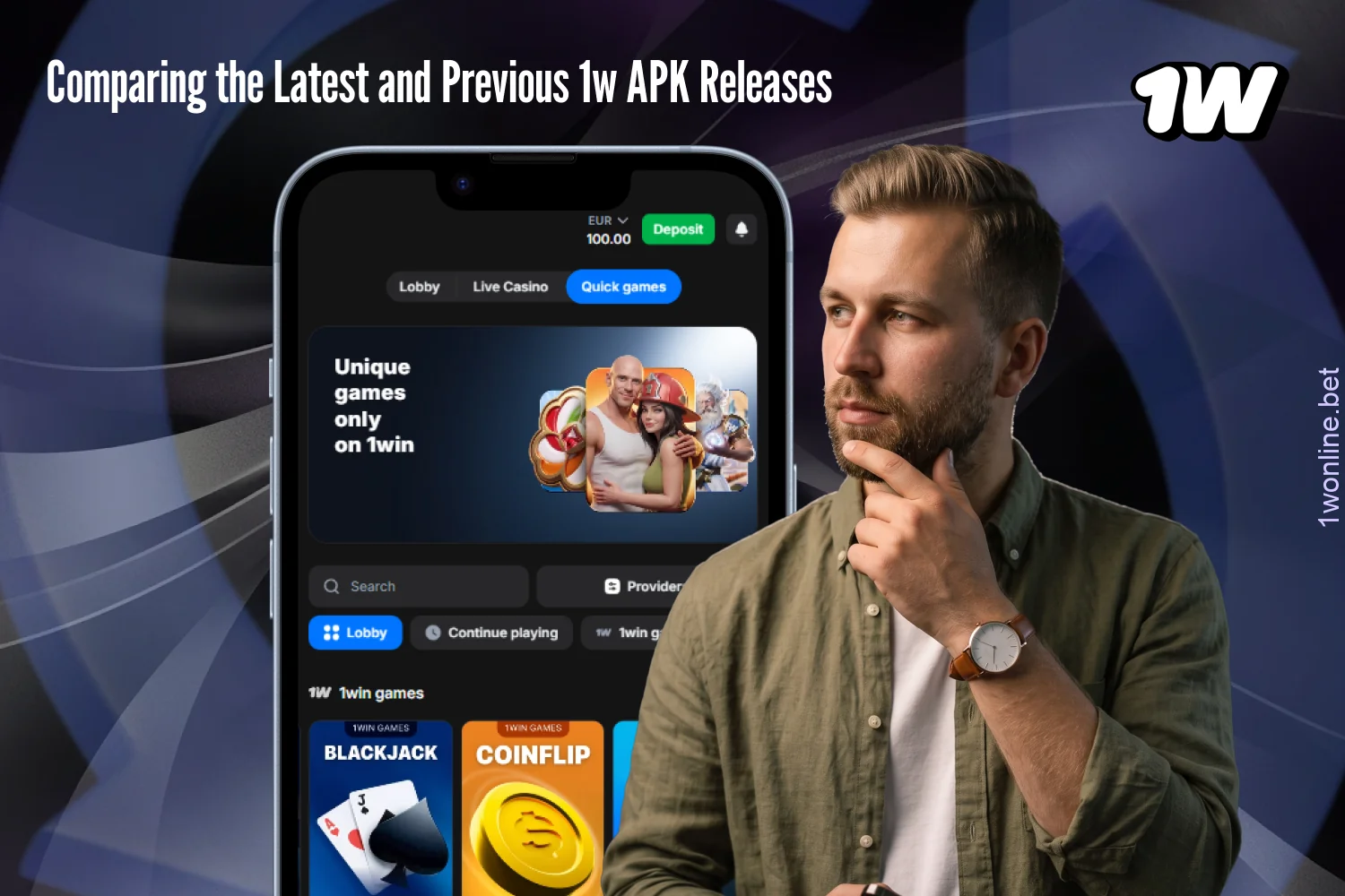 1w APK versions have some differences